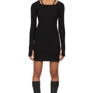 HELMUT LANG FINE RIB DRESS